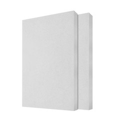 1 In. X 24 In. X 48 In. White Sound Absorbing Acoustic Panels for Office, Studio