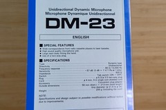 Pioneer Model DM-23 Uni-Directional Dynamic Microphone, Made in Japan