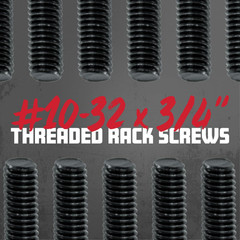 Gator Rackworks Standard Size Rack Screws, 25 Pack (GRW-SCRW025)