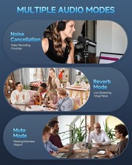 Plug-and-Play Wireless Lav Mic – 2 Transmitters for Podcasts, Vlogs & Streaming
