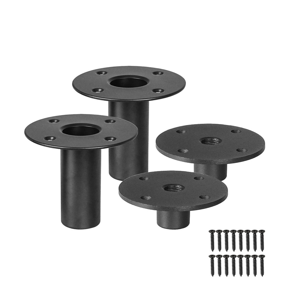 Speaker Pole Mounts, PA/DJ Speaker Cabinet Adapters, Two with 35mm (1 3/8″) P…