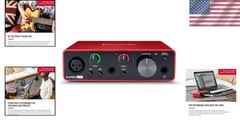 High Impedance Instrument Input for Clipping-Free Recording