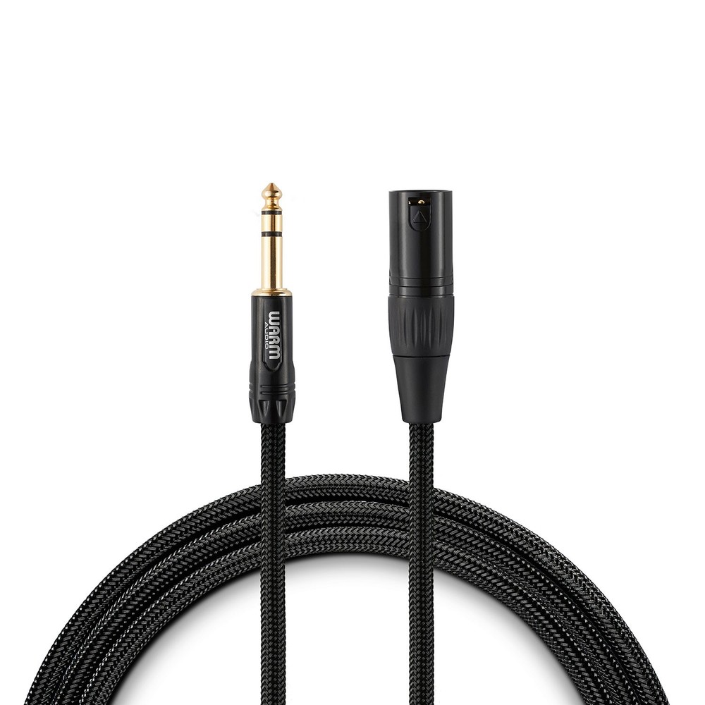 Warm Audio Premier Series Studio & Live XLR Male to TRS Cable – 6′