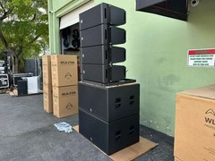 (4) Wharfedale Pro WLA-210A Line Array W/ (2)WLA-218BA 18″ Sub #6190 (THS)
