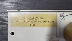 Western Electric KS-16654 L1 VU Meter— 1959 — Rare Bell System Pro Audio