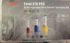 970 Pieces Wire Ferrules Kits Ends Terminals Crimp Terminal…