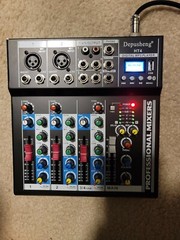 Depusheng HT4 Bluetooth Compatible Professional Portable Digital DJ Console