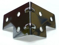 (8) Eight 6 Hole Medium Brace for ATA Flight Case – Chrome Finish