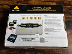 Behringer U-Phono UFO202 Audiophile USB/Audio Interface with Built-in Phono