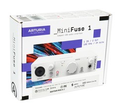 Arturia Minifuse 1 White Portable Solo Audio USB Recording Interface+Microphone