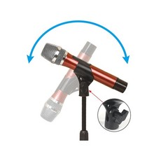 2 Pcs Universal Microphone Clip, Adjustable Mic Clip Holder for Mic Stand, Co…