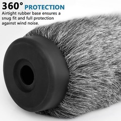 Shotgun Mic Windscreen Deadcat Pop Filter 7.1″ Long for NTG3 NTG2 MKH416 MKH418
