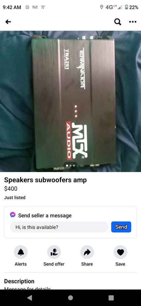 speakers and amplifier