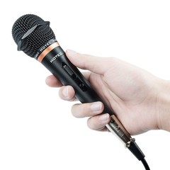 HOTEC Premium Vocal Dynamic Handheld Microphone with 19ft H-W07, Black
