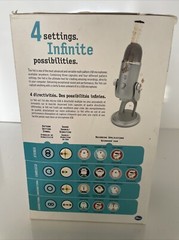 Blue Yeti Professional USB Microphone 988-000103 – Silver- Used Once
