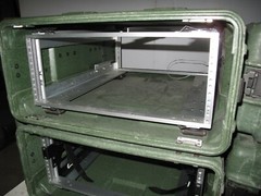 Rackmount 04U x24 ECS Legacy Composite Shock Mount Shockmount Case Green G/F