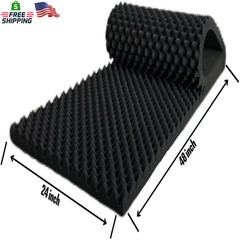 1 Pack Egg Crate Foam Sound Proof Foam Panels for Walls,48“X24“X2“ Inch Acous