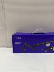 FIFINE BM88 Neo Low Profile Microphone Boom Arm Stand w/ XLR Cable 🔥NEW🔥