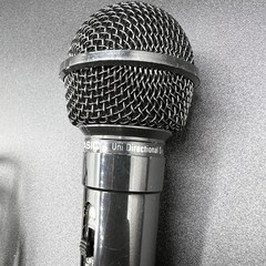 Casio Wired Unidirectional Dynamic Microphone 600 Ohm 1/4 Plug Tested