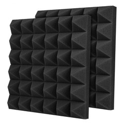 12-96 Pack 12 X 12 X 2″ Acoustic Foam Wall Panels Soundproofing Tiles Studio USA