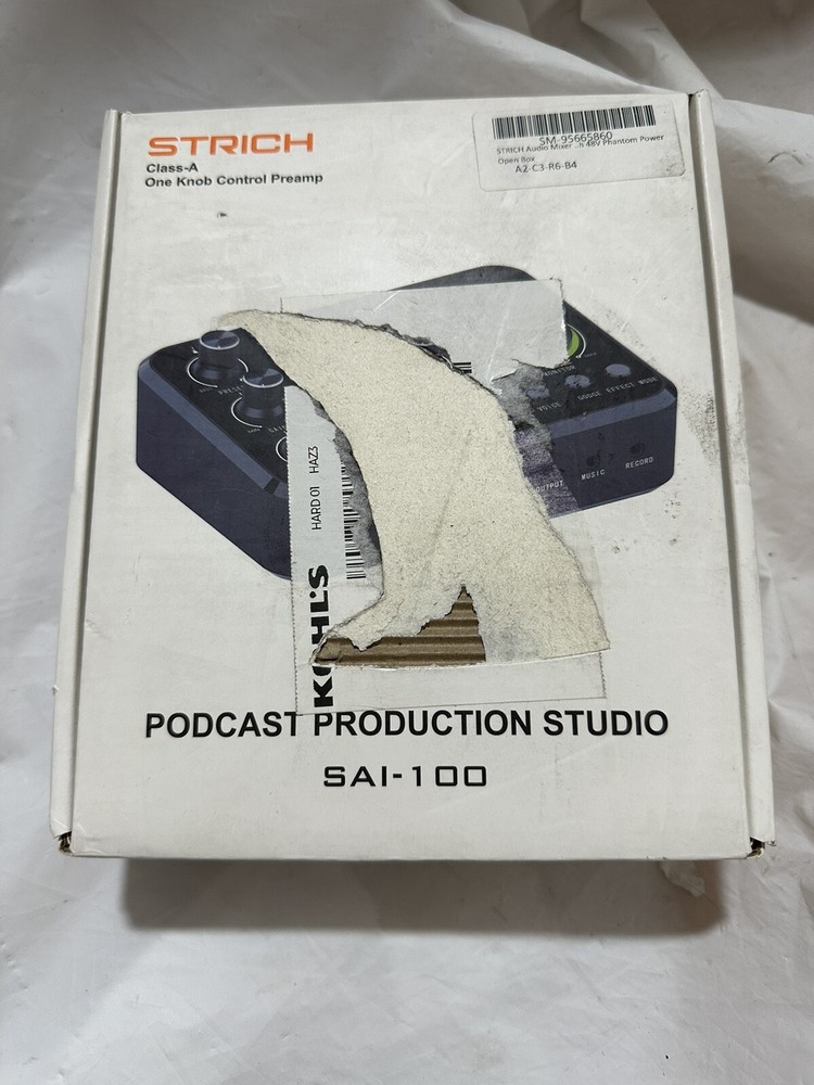 STRICH Audio Interface USB 3.0 for Recording, Streaming, Podcasting – OTG Cable