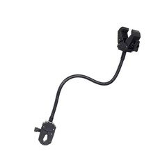 Strong Metal Plastic Double Clamp Gooseneck Microphone Stand For Studio