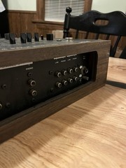 Gemini Stereo Equalizer Mixer W/ Echo MX-9900 Wooden Cabinet (See Description)