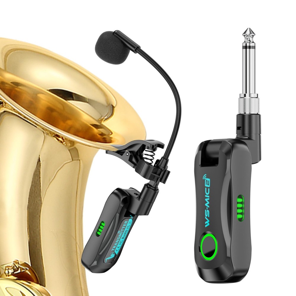 2.4G Wireless Saxophone Microphone System