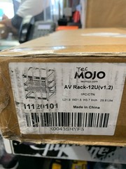 12U AV Rack Stand 500 lbs Capacity Network Stereo Recording Studio (E10049736)