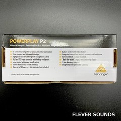 Behringer Powerplay P2 Ultra-Compact Personal In-Ear Monitor Amplifier Black