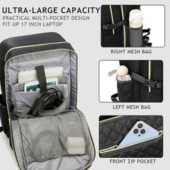 DJ Backpack for Club Gigs, DJ Mixer Case Compatible with Pioneer DJ DDJ-REV1,…