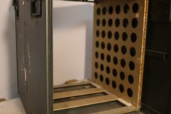 Aluminum EDAK MILEX 12U 19×19 Rack Mount Case With Accessory Door in 1 Lid