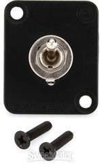 Switchcraft EHTSLBPKG EH Series Toggle Switch Locking DPDT – Black flange