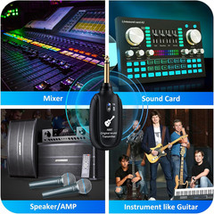 Wireless in Ear Monitor System 2.4Ghz Wireless IEM System Transmitter Clip On