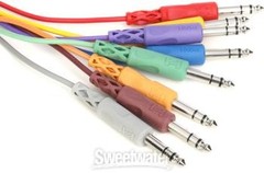 Hosa CSS-801 8-channel 1/4″ TRS Male Snake – 3.3′