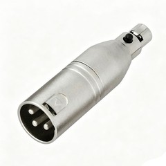 XLR Adapter for Microphone Cable – 3 Pin XLR Male to Mini XLR Female Audio Jack