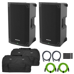 Mackie THUMP12v4 12″ Powered Loudspeaker 2-Pack with Bags Package