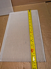 SET OF 3 WHITE RECTANGULAR SPEAKER GRILLS