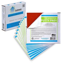 Sound and Fire Rated Acoustical Putty Pads – Box of 10