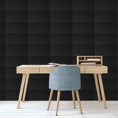 16 Pack Acoustic Panels Self-adhesive Studio Noise Soundproofing Wall Tiles WH