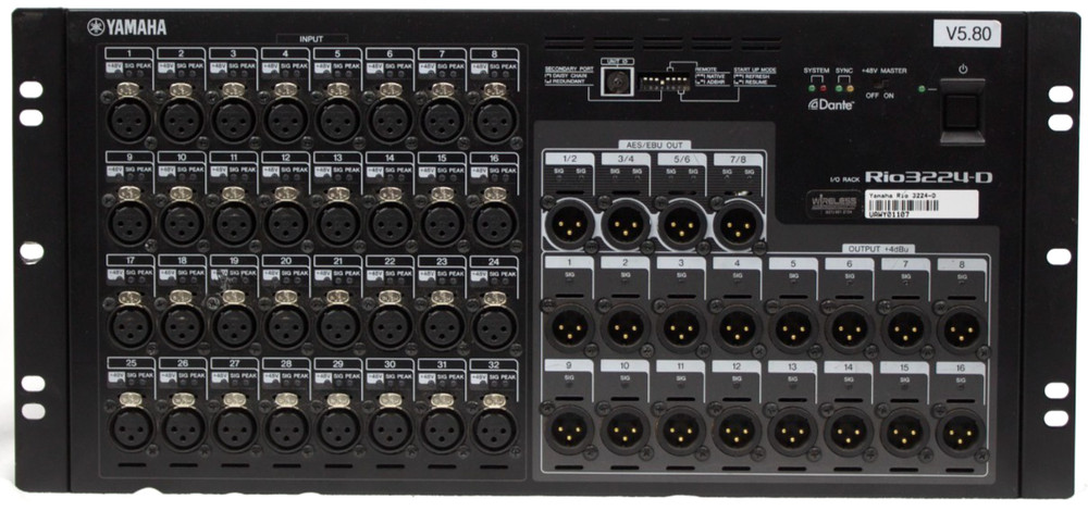 Yamaha Rio3224-D Rio Series 32×16 Remote Stage Box [1107]