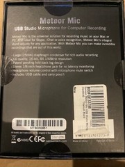 Samson Meteor Mic USB Studio Microphone Titanium Black Model SAMTR Brand NEW