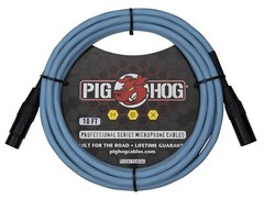 PHMH10DB Hex Series Microphone Cable 10-Feet Daphne Blue Patent Pending 6 Sid…
