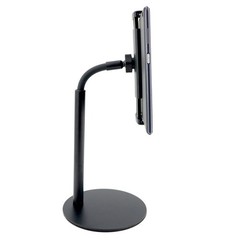 PATIKIL 20cm/8″ Universal Gooseneck, M10 Fine Thread Metal 8 Inch, Black