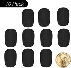 10 Pack Lapel Microphone Windscreen, Headset Windscreen, Mic Foam Covers