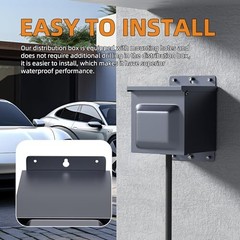 RV Power Outlet Box, 125/250V NEMA 14-50R RV Receptacle UL Listed, 50 Amp