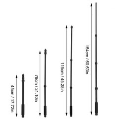 Mic Boom Arm Portable Soft Foam Handle Easy Operation Aluminium Alloy High