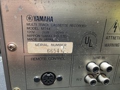 Yamaha MT44 Analog Multi-Track Cassette Recorder Dolby B/C NR Pitch Control