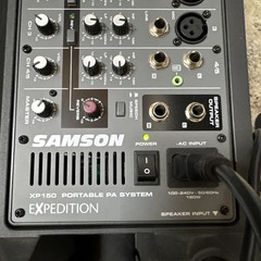 Samson Expedition XP150 Portable PA System with Mixer and Speakers, 150W