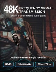 EBJ Wireless Microphone System UHF wireless XLR transmitter and receiver for …